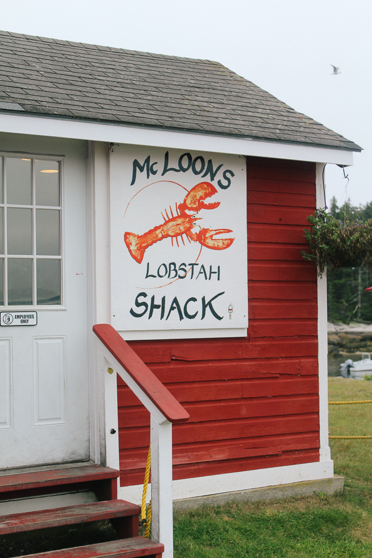 McLoons Lobster Shack, spruce head maine, spruce head, lobster in maine